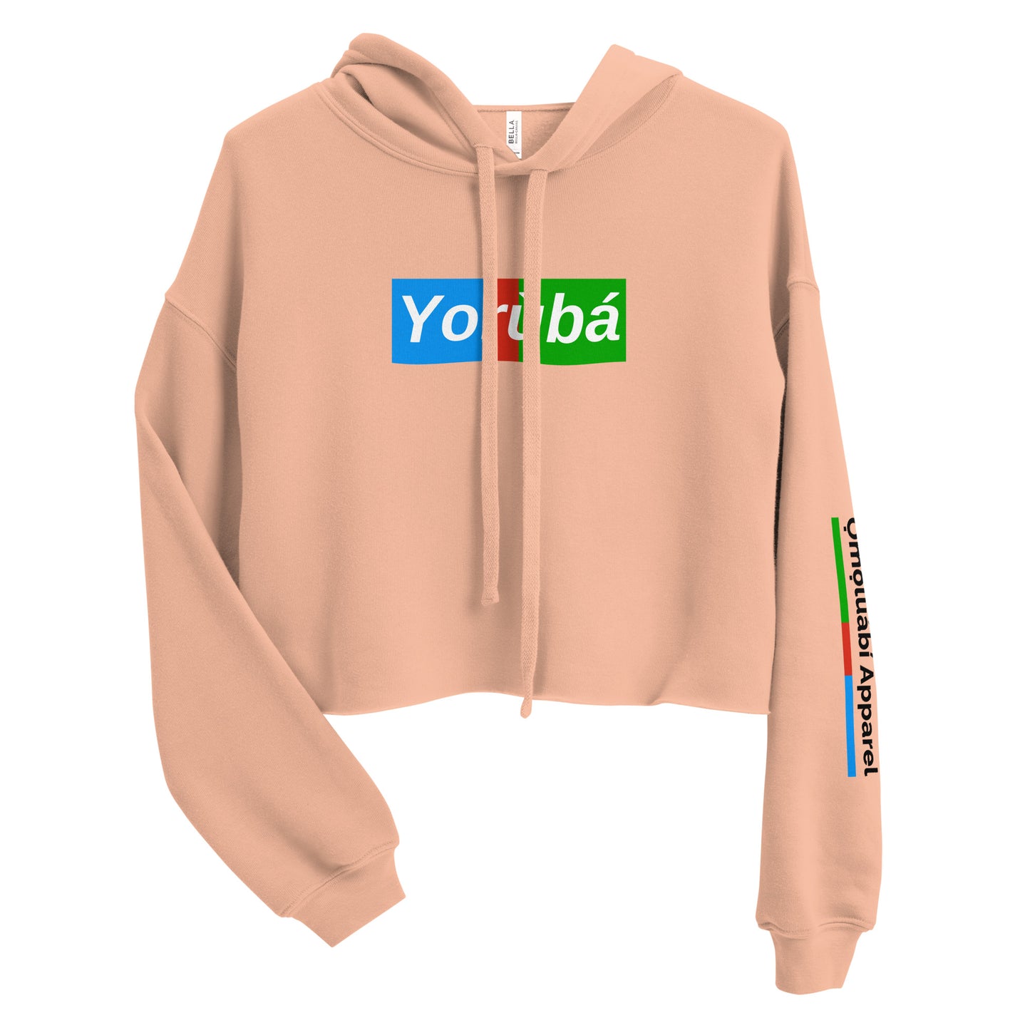 Yorùbá Crop Hoodie