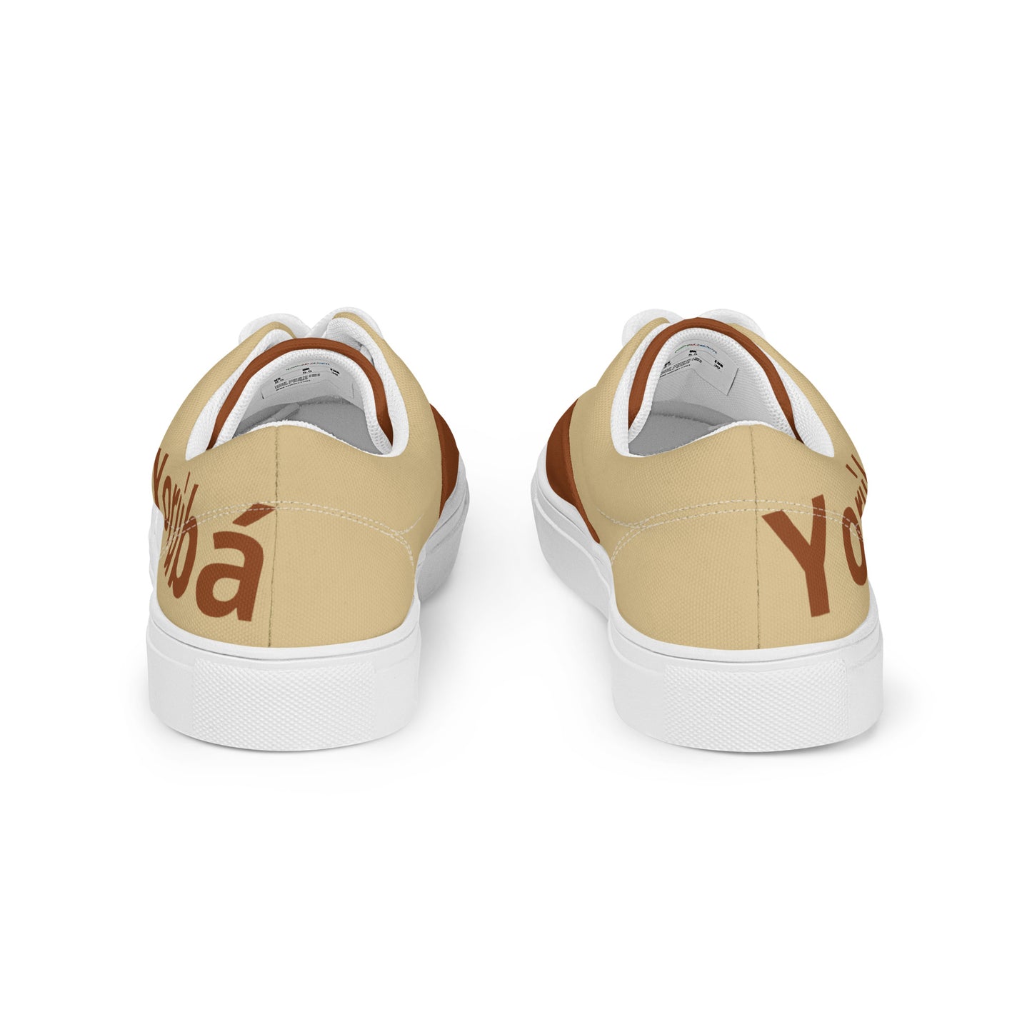 Yorùbá Women’s Lace-up Canvas Shoes